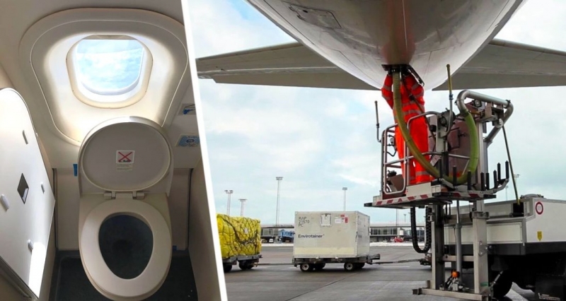 Авиатор рассказал о сбросе фекалий из самолета и засасывании пассажиров в унитаз