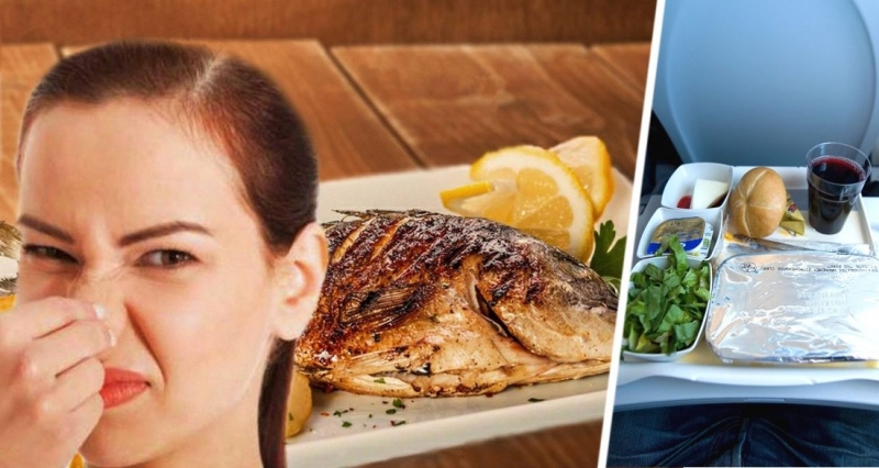 Туристка принесла в самолет жареную рыбу и вызвала возмущение пассажиров